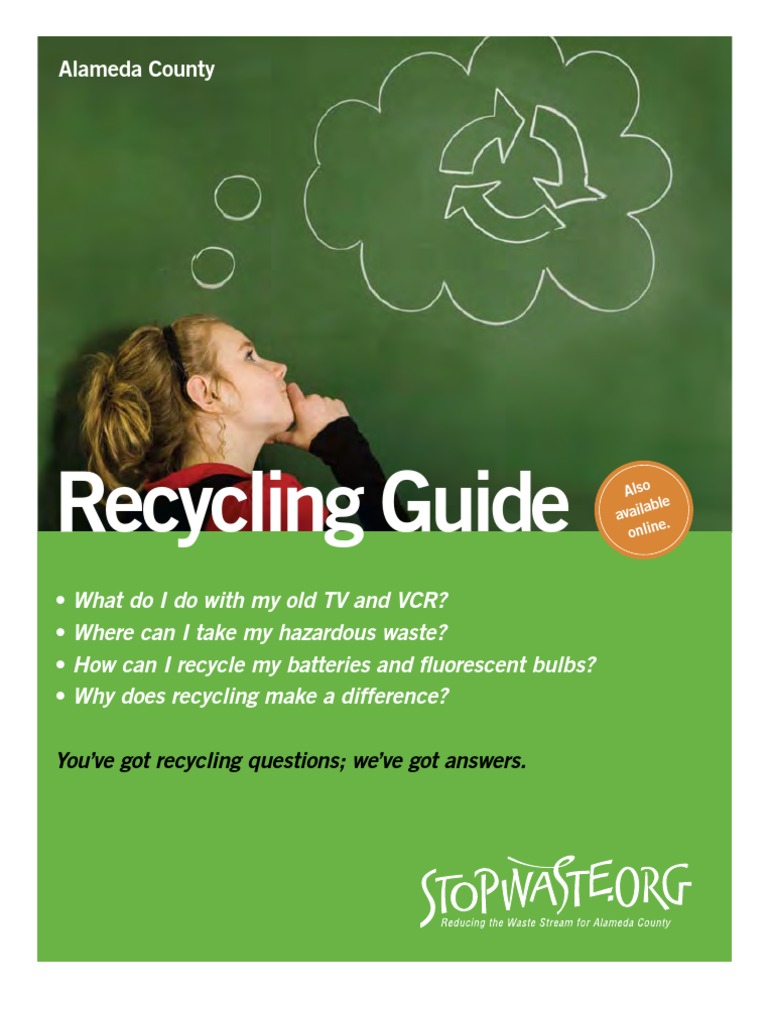 Alameda Recycling Guide PDF Recycling Green Building