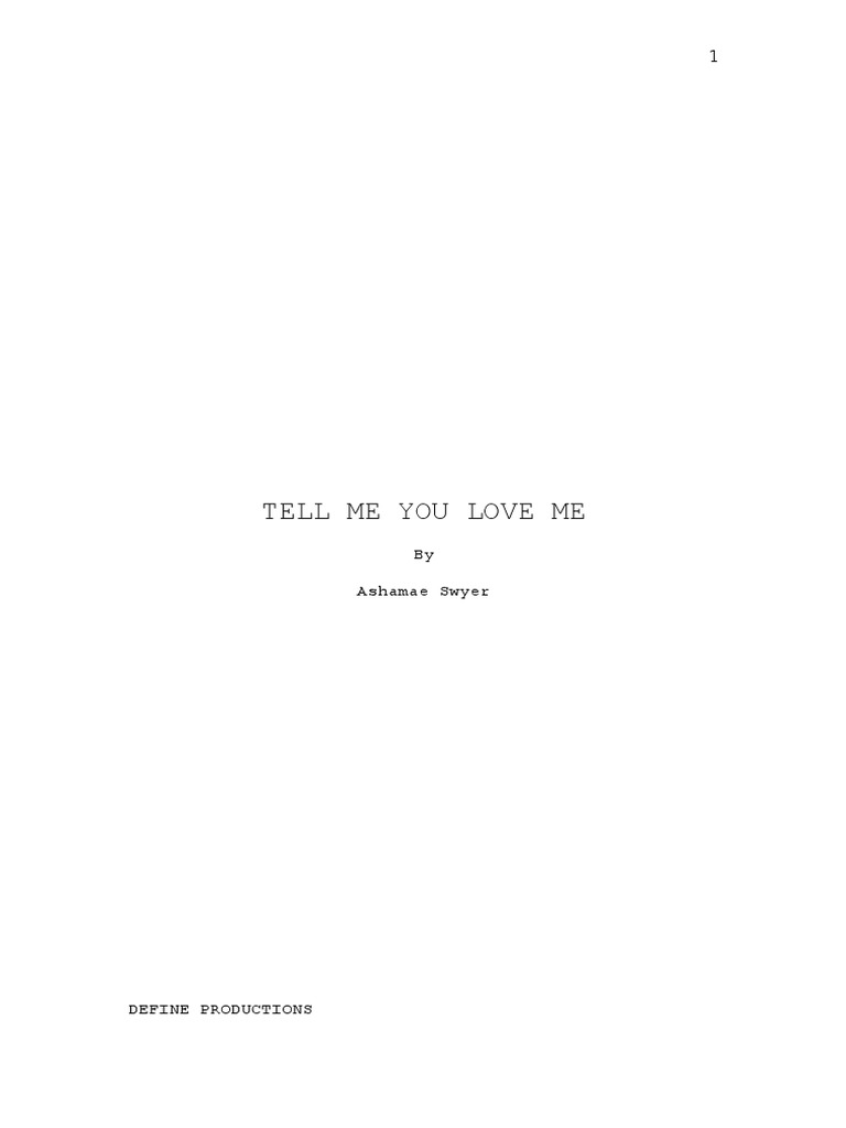 Script 1st Draft | PDF | Leisure