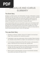 Download Daedalus and Icarus Summary by Kate Ann SN316210218 doc pdf