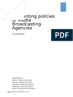 Accounting Policies of Media Broadcasting Agencies