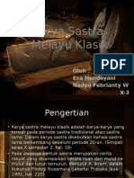Karya Sastra Melayu Klasik