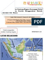 (Pemodelan Kantong Magma Gunungapi Kelud)