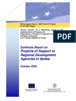 Sr Wbt.2009.Regional Development Agencies Serbia