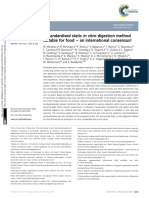 A Standardised Static in Vitro Digestion Method Suitable for Food – an International Consensus