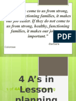 4 As of Lesson Planning POWERPOINT