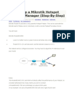 Setting Up A Mikrotik Hotspot With UserManager