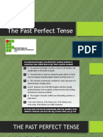 The Past Perfect Tense