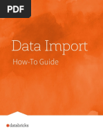 Databricks How To Data Import PDF