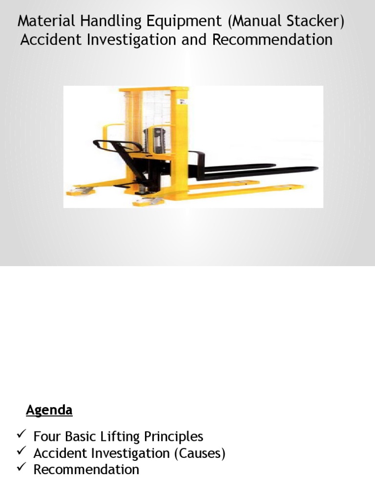 Rolly Stacker Safety Guidelines | PDF | Technology & Engineering