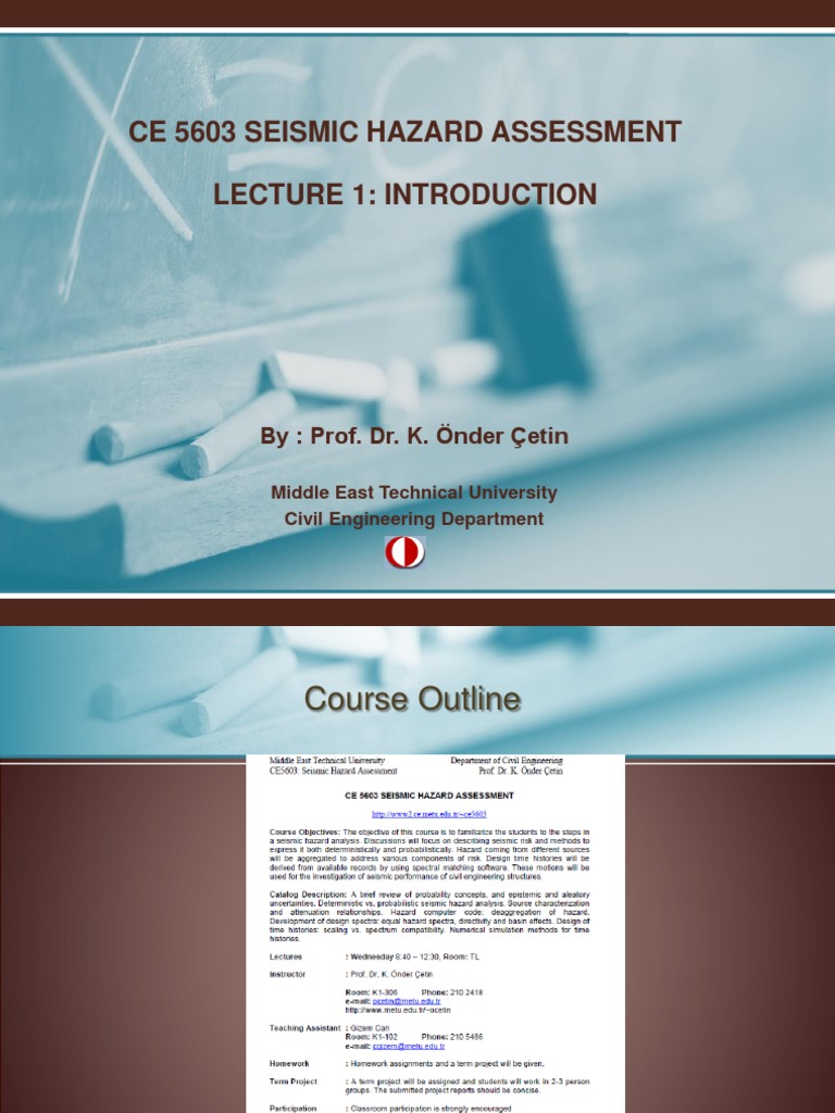 Lecture 1 Introduction | PDF | Seismology | Earthquakes