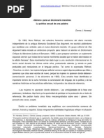Género para Un Diccionario Marxista (Haraway)