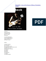 Jeff Beck (Feat. Tal Wilkenfeld - Li...