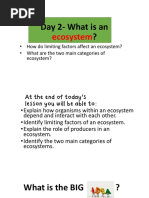 day 2- what is an ecosystem