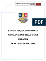 Kertas Kerja Kem Permata Gemilang Dan Sinar Harapan