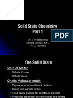 Solid State Chemistry 
