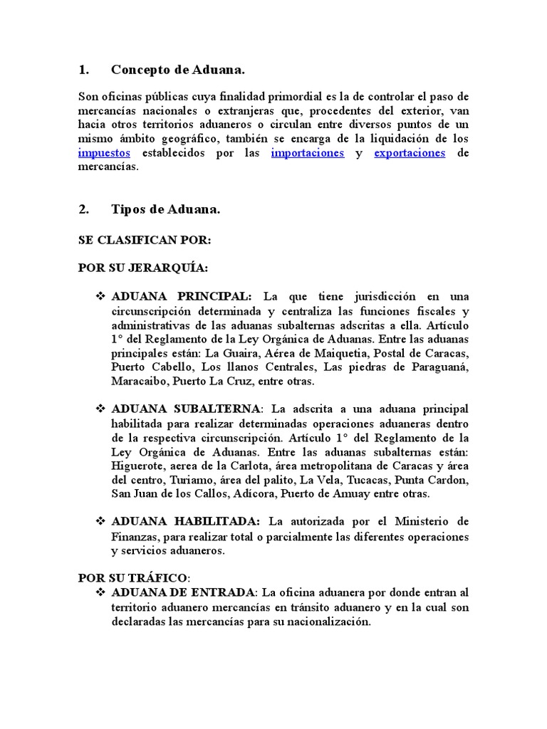 Trabajo De Aduana Pdf Aduana Comisión Europea