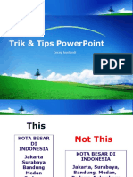 tips & trik membuat power point