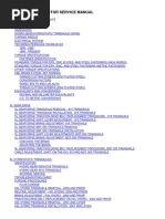 Toro Xl  Tractor Service Manual