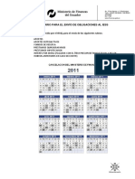 Calendario Envio Pagos Iess