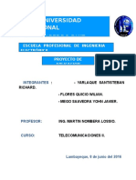 Proyecto Aplicativo - PCM - Telecomunicaciones II