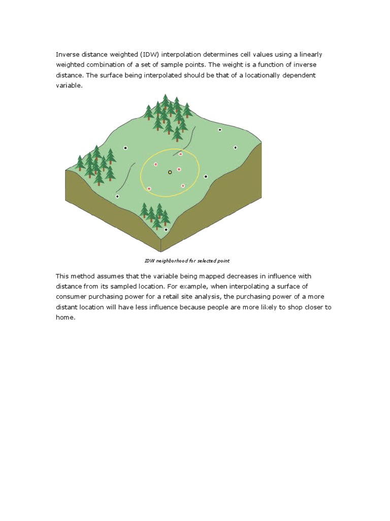 IDW Interpolation Explained | PDF | Technology & Engineering