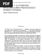 Pierella Infancia Autoridad Posdictadura