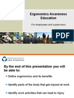 Ergonomics Awareness Slideshow 2
