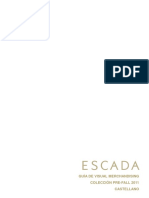 Guia de Visual Merchandising Prefall 2011 Escada PDF