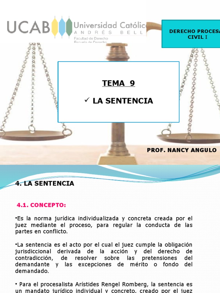 La Sentencia | PDF | Sentencia (ley) | Caso de ley