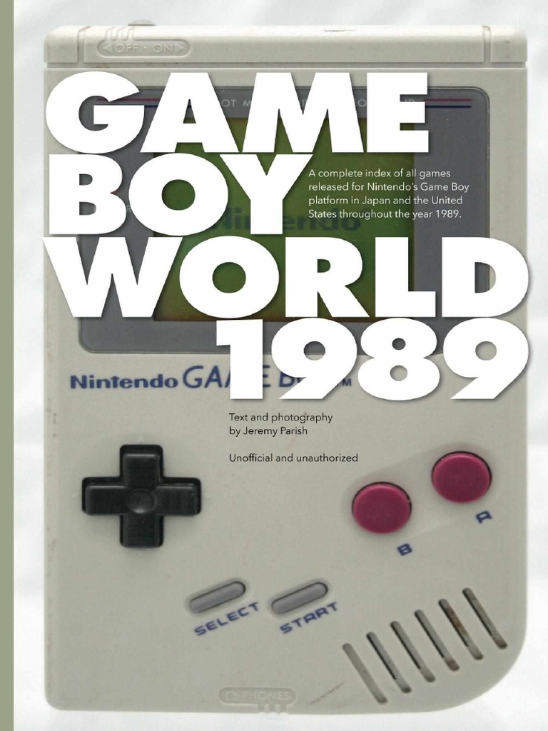 Game Boy World - Jeremy Parish, PDF, Nintendo