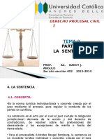 Tema 9 Parte II La Sentencia (Rev. 2013-2014)
