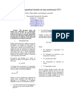 P - F - Sensor de Temperatura Basado en Una Resistencia NTC