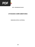 Manual Atividades Complementares - Engenharia Elétrica - UNIP