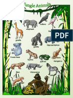 Jungle Animals Picture Dictionary