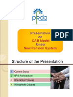 Presentation On Under: CAB Model New Pension System