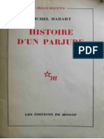 Habart Michel - Histoire d'Un Parjure