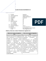 Silabo de Analisis Matemático Iii Usp