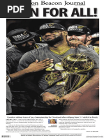 Download Cavs seen on newspaper front pages across the nation by Faith Boone SN316289637 doc pdf