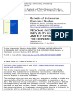 Bulletin of Indonesian Economic Studies: To Cite This Article: Takahiro Akita (2002) : REGIONAL INCOME INEQUALITY