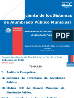 Seminario de Reglamentos de a.P. Herramientas de Gestión Eficiente de Sistemas de Alumbrado Público Municipal - 26012016