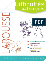 Larousse - Difficultés Du Français - Les Indispensables