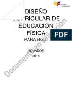 Diseño Curricular EFE- BGU