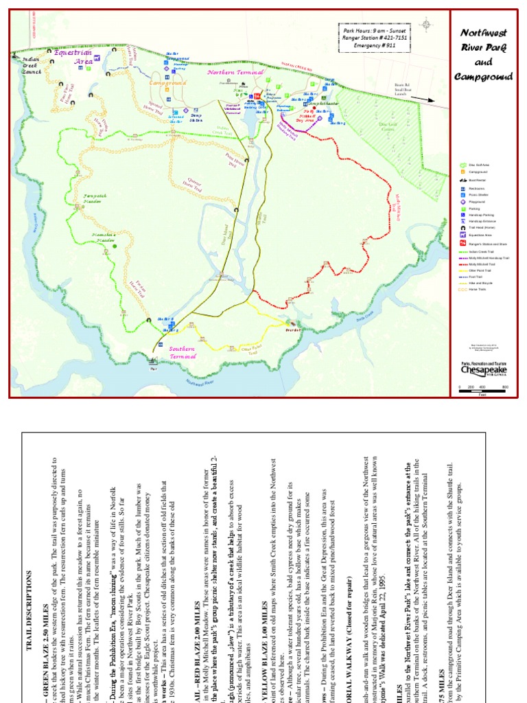 Trail Map PDF | PDF | Swamp | Trail
