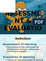 Assessment and Evaluation Techniques for Learning