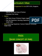 Basic Principles of Pain