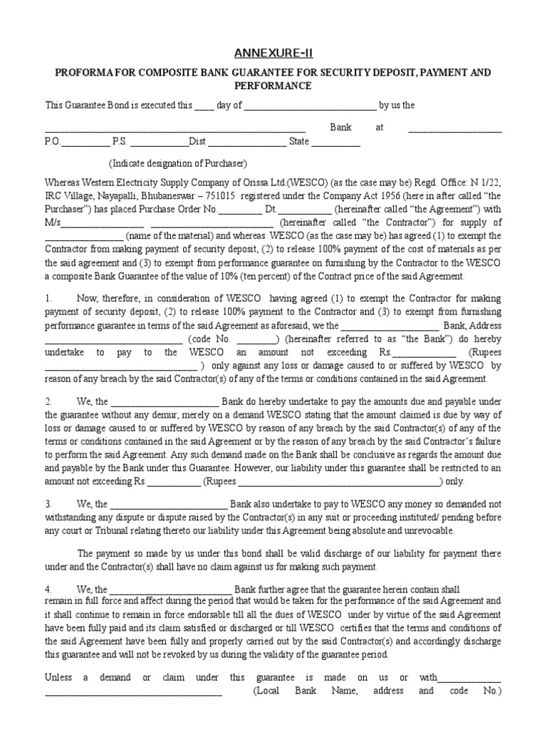 Bg Format Doc Guarantee Common Law