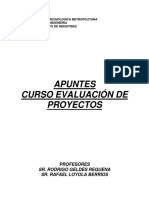 Apuntes Evaluación de Proyectos (Geldes)