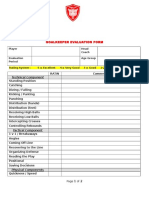 KAPIT FA Goalkeeper Evaluation Form