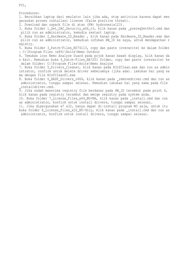Instal Nemo | PDF