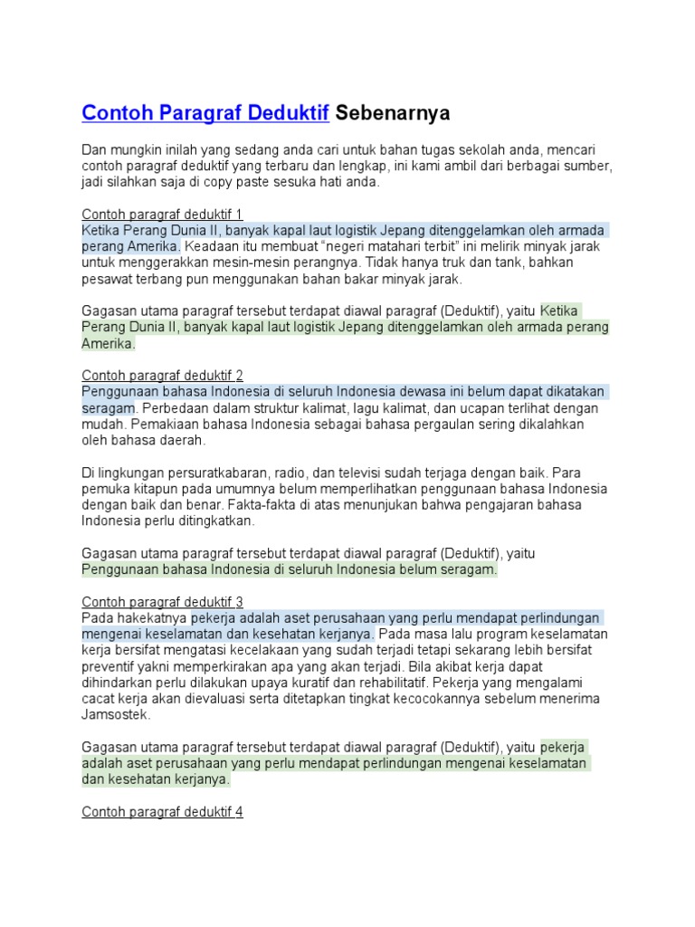 Contoh Paragraf Narasi Tentang Lingkungan - Aneka Macam Contoh